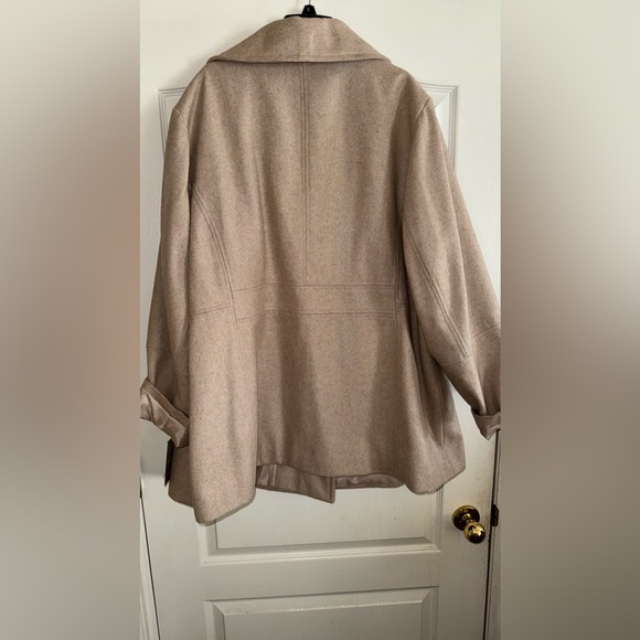 Double Breasted London Fog Wool Peacoat - Picture 4 of 5